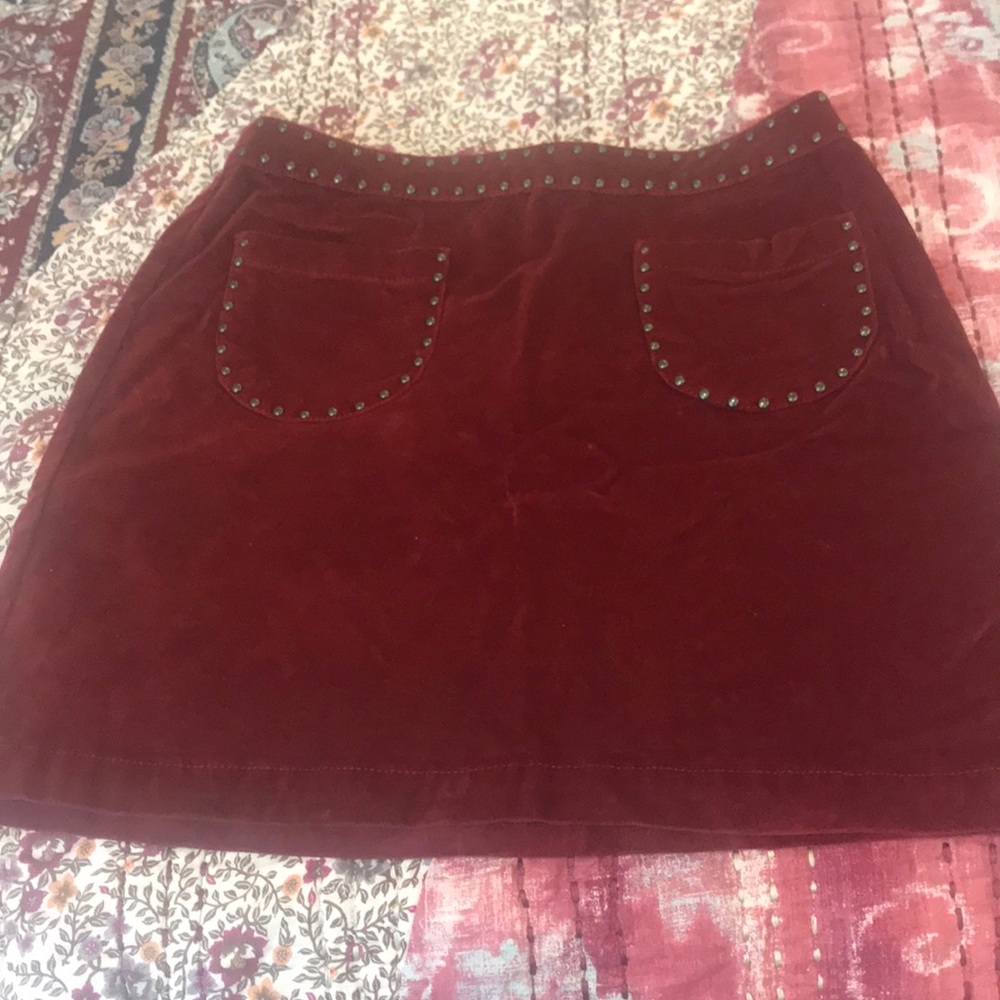 Red velvet skirt ❣️